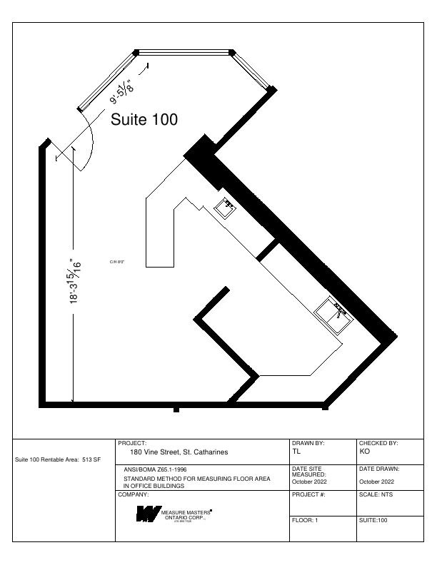 100 - 180 Vine Street South, St. Catharines, ON floorplan