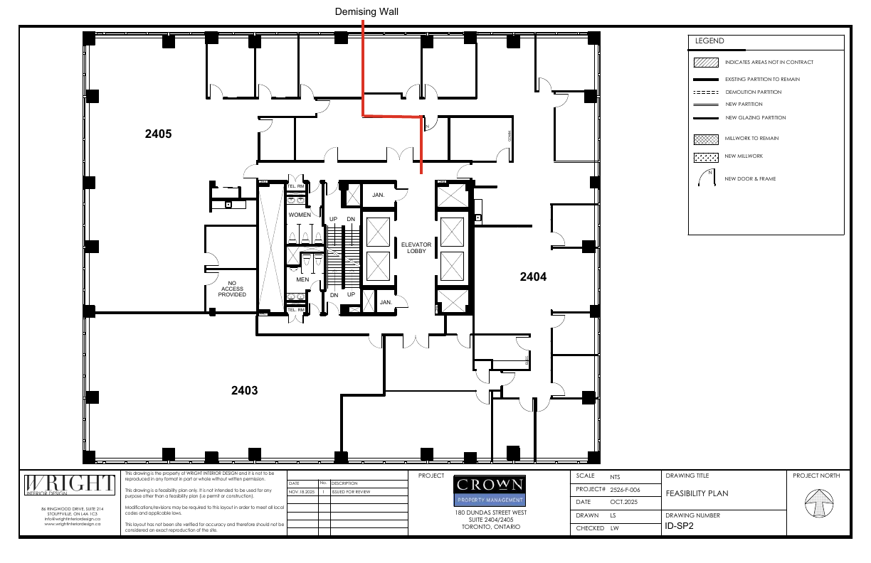 2406 - 180 Dundas Street West, Toronto, ON floorplan