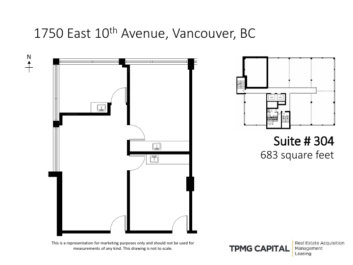 304 - 1750 E 10th Ave, Vancouver, BC floorplan