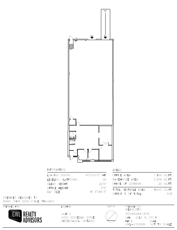 2-3350 - 3350 Ridgeway Drive, Mississauga, ON floorplan