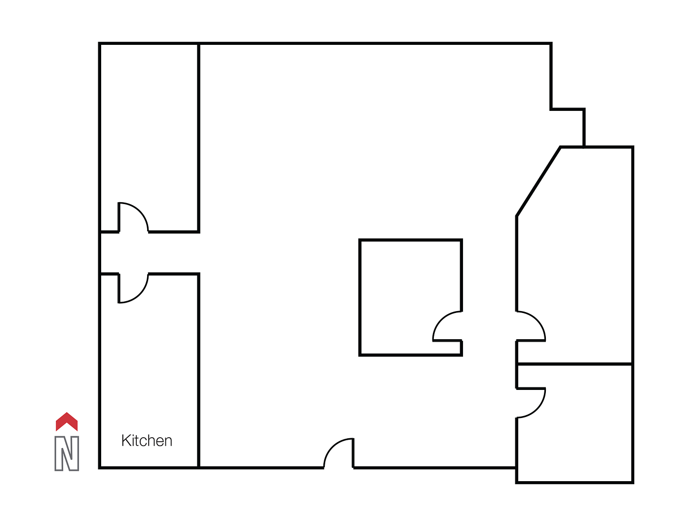 1240 - 605 Robson St, Vancouver, BC floorplan