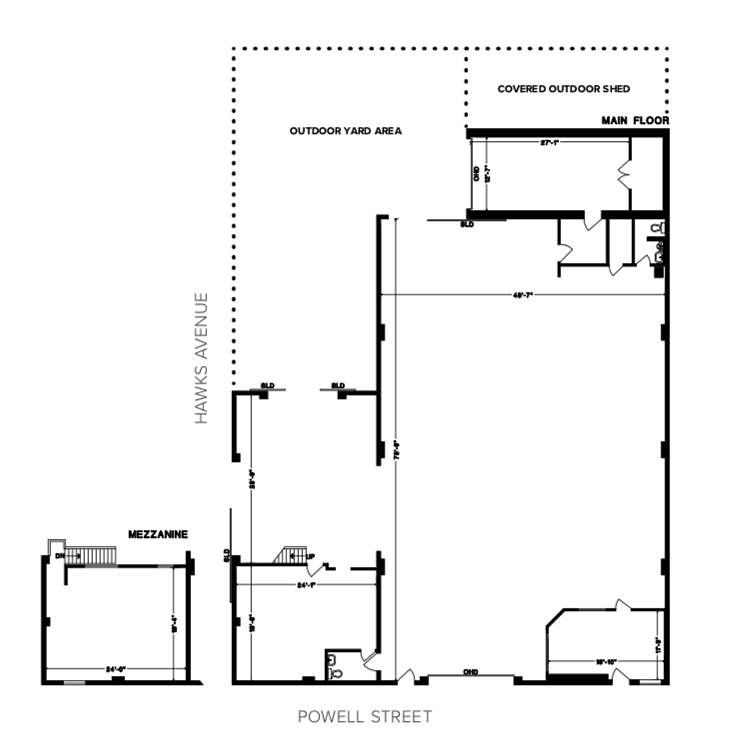 794 Powell Street, Vancouver, BC floorplan