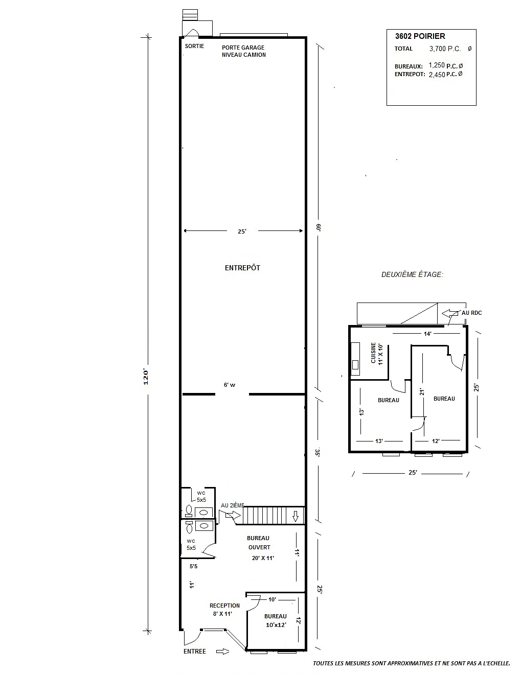 3602 Boulevard Poirier, Montréal, QC floorplan
