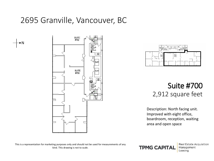 700 - 2695 Granville St, Vancouver, BC floorplan